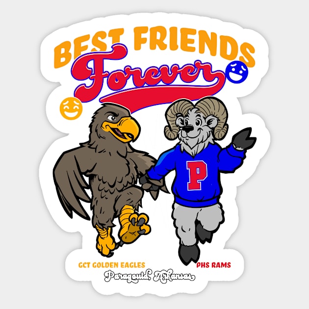 GCT+PSD BFFs FOREVER Sticker by rt-shirts